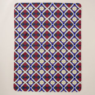 Tribal, Happiness, Native American Zia Sherpa Blan Blanket