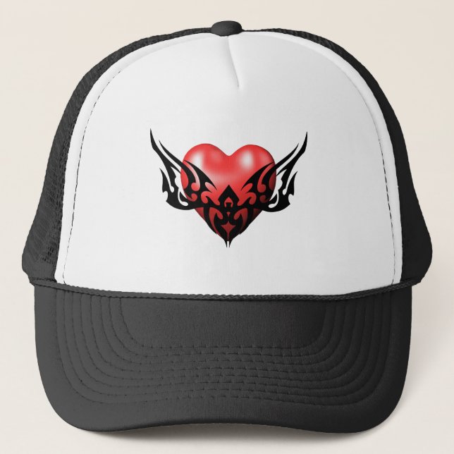 Tribal Heart Hat (Front)