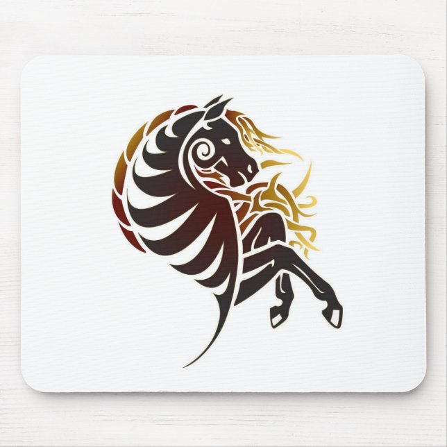 Tribal Horse Mousepad (Front)