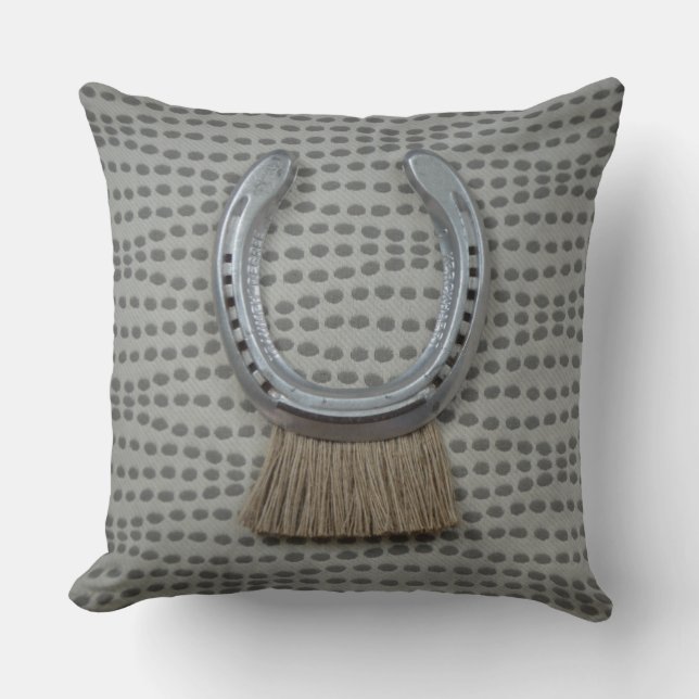 Tribal Horse shoe pillow (Front)