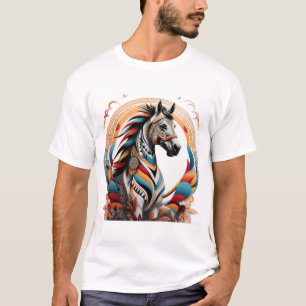Tribal horse spirit logo T-Shirt