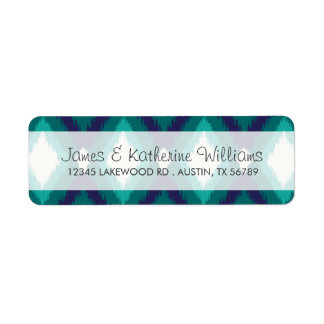 Tribal Ikat Chevron Modern Wedding