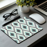 Tribal Ikat Chevron Mouse Pad<br><div class="desc">Aztec Tribal Ikat Chevron Pattern</div>