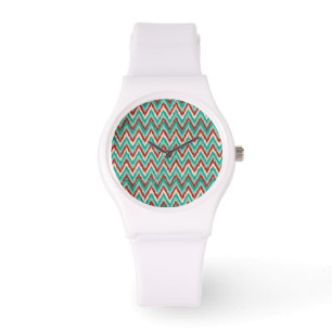 Tribal iKat ZigZag Chevron pattern Watch
