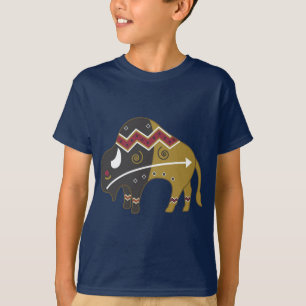 Tribal Indian Buffalo T-Shirt
