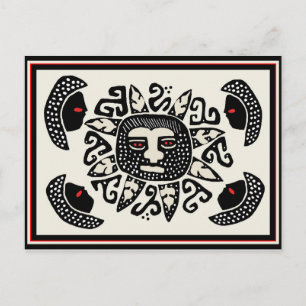 Tribal Indian Sun Spirit Postcard