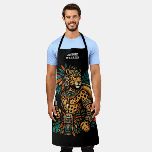 Tribal Jaguar Warrior Wild Style Gift Apron