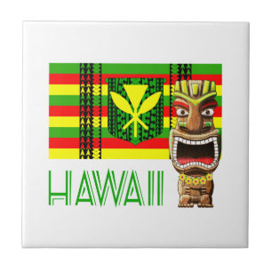 Tribal Kanaka Maoli And Tiki Tile