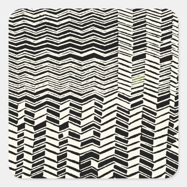 Tribal Kuba Designs Square Sticker (Front)