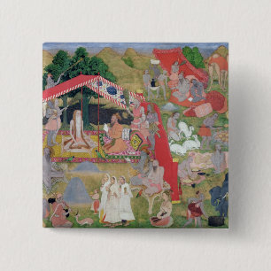 Tribal Leaders Meeting Hermits 15 Cm Square Badge
