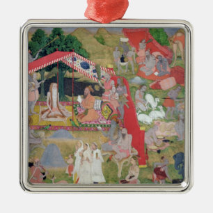 Tribal Leaders Meeting Hermits Metal Tree Decoration