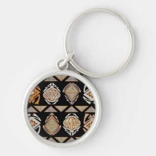 Tribal Leap Frogs Key Ring