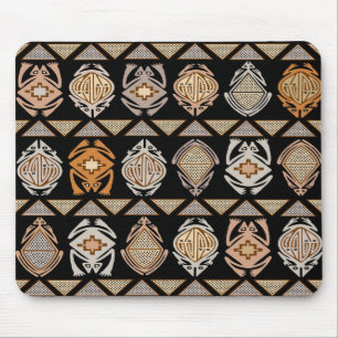 Tribal Leap Frogs Mouse Pad