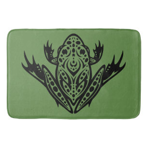 Tribal Leopard Frog Bath Mat