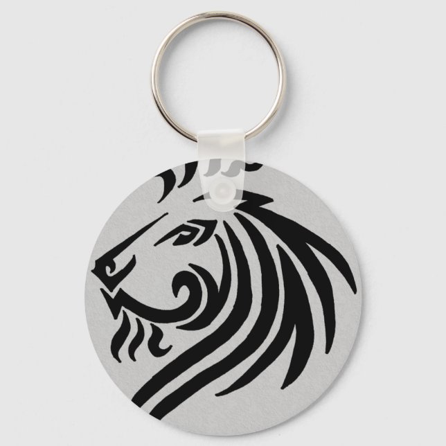 TRIBAL LION KEY RING (Front)