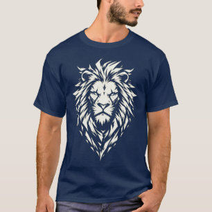 Tribal Lion Mindset – Geometric Power T-Shirt
