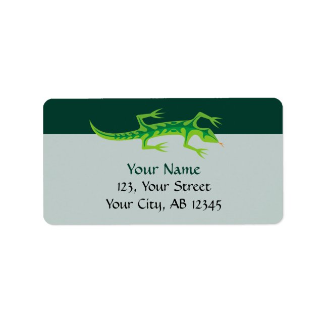 Tribal Lizard Green Label (Front)