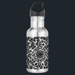 Tribal Mandala Hand-Drawn Art 532 Ml Water Bottle<br><div class="desc">"Experience the blend of traditional hand-drawn artistry and modern digital precision. This design features an intricate, hand-crafted mandala merged with bold tribal patterns, creating a unique visual flow of sacred geometry. Perfect for those who appreciate detailed monochrome art and spiritual aesthetics. Each line is carefully designed to bring a sense...</div>