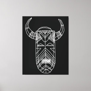 Tribal Mask Canvas Print