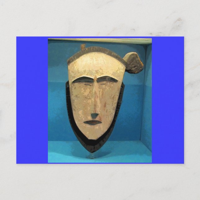 Tribal Mask CB Postcard (Front)