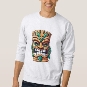 Tribal Mask Design Sweatshirt