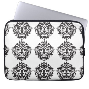 Tribal Mask - Neoprene Laptop Sleeve 13 inch