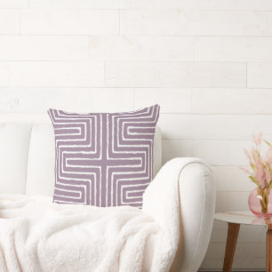 Tribal Maze Mud Cloth Pattern African Cushion
