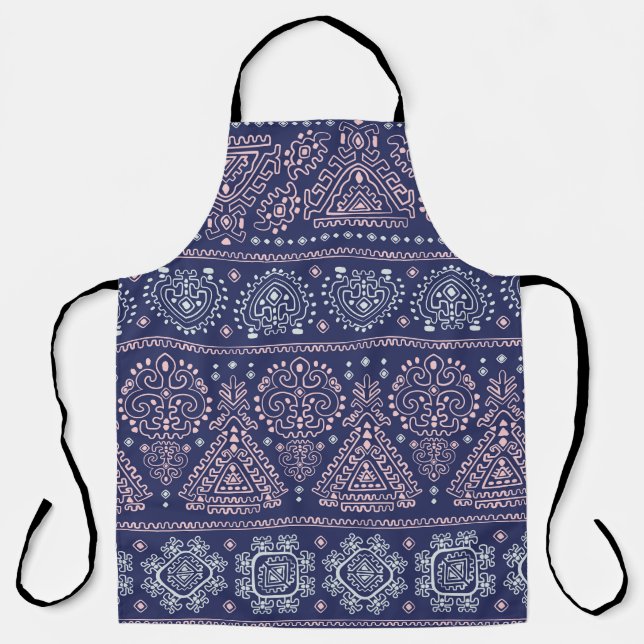 Tribal Mexican, ethnic seamless pattern. Apron (Front)