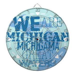 Tribal Michigan Michigama Great Waters Up North Dartboard