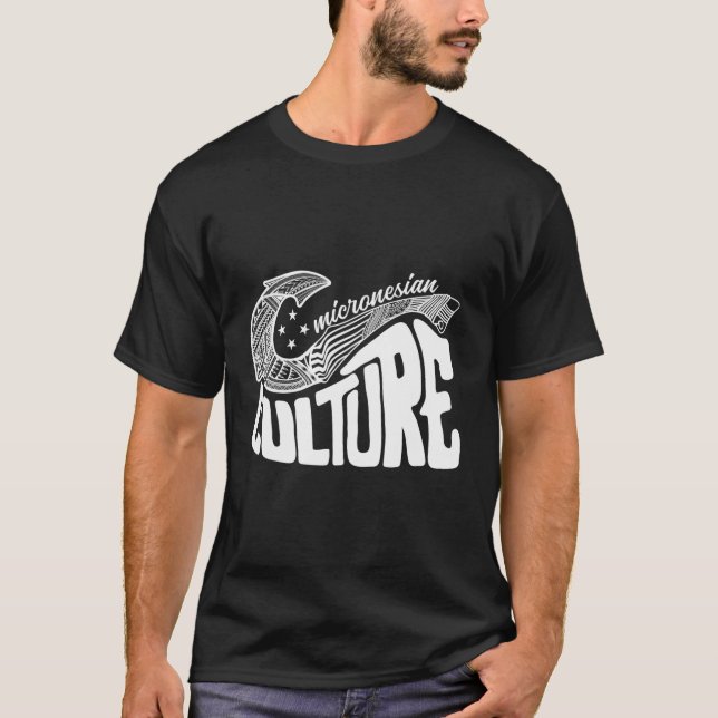 Tribal Micronesia Islander Hook T-Shirt (Front)