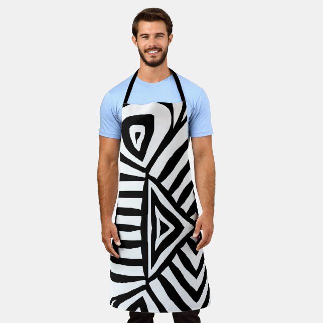 Tribal Mud Cloth Apron (Worn)