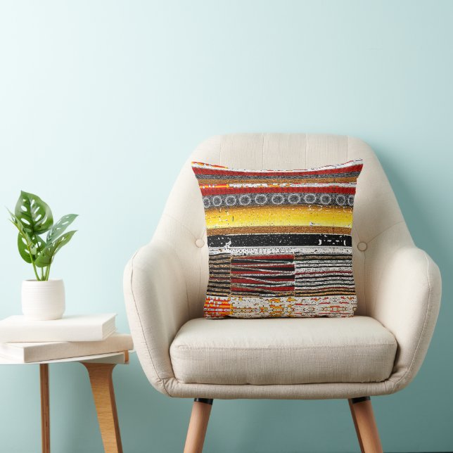 Tribal Mudcloth Print Cushion (Chair)
