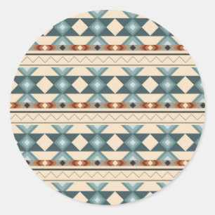 Tribal, Native American, Everlasting Life Classic Round Sticker