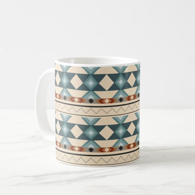 Tribal, Native American, Everlasting Life Coffee Mug (Front Left)