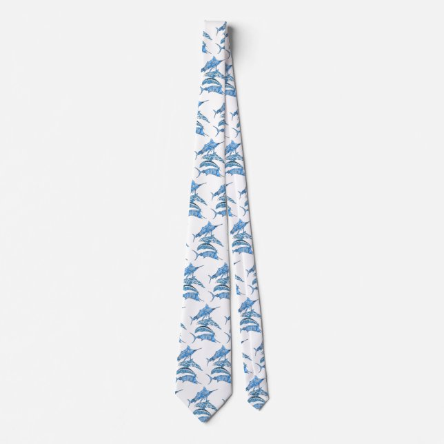 Tribal Ocean Animals Tie (Front)