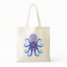 Tribal Octopus Twilight Blues