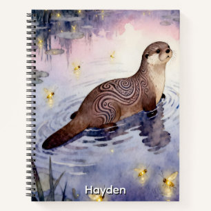 Tribal Otter Notebook