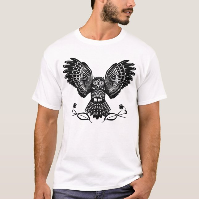 Tribal Owl T-Shirt (Front)