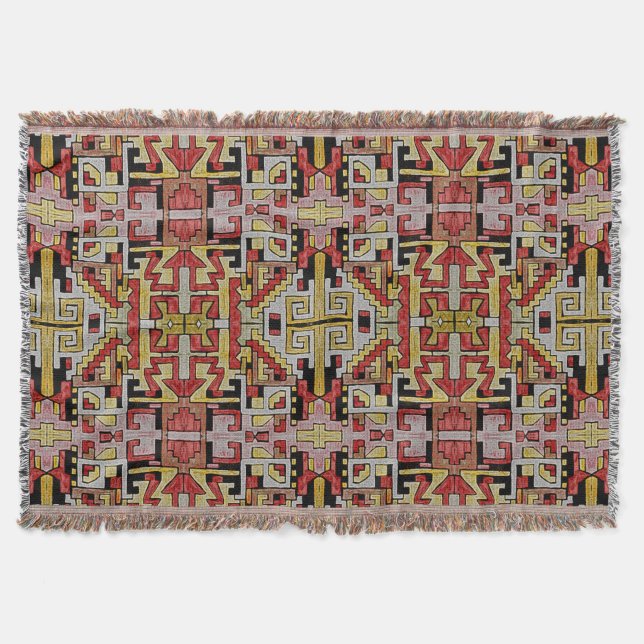 Tribal pattern blanket (Front)