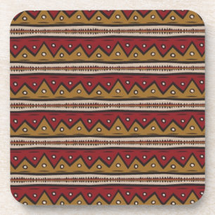 Tribal pattern coaster