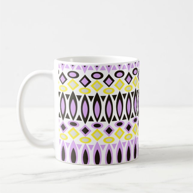Tribal pattern coffee mug (Left)