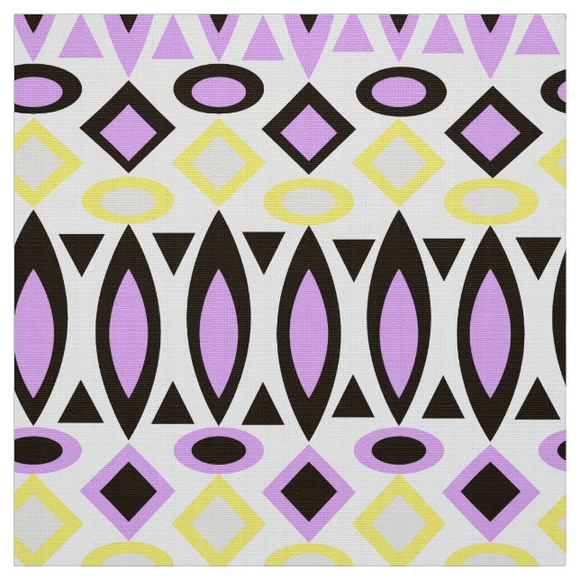Tribal pattern fabric (Swatch)