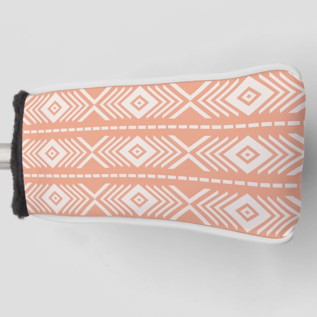 Tribal pattern golf head cover (Front)