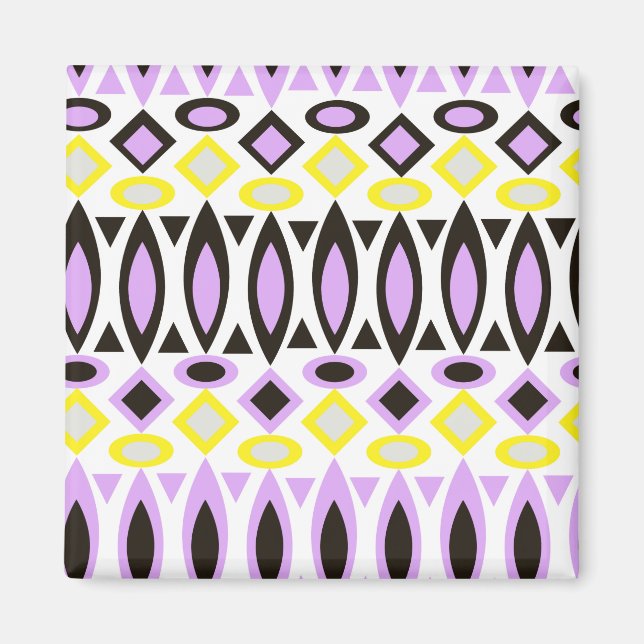 Tribal pattern magnet (Front)