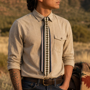Tribal Pattern Native American Tie