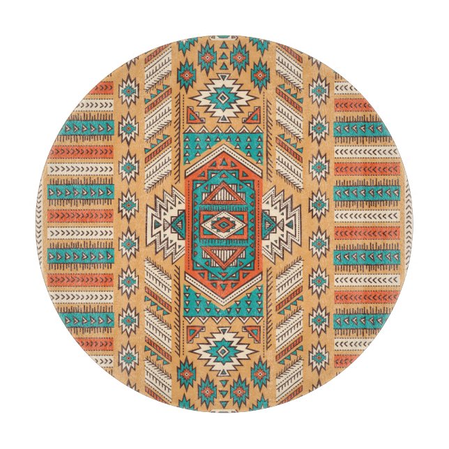 Tribal pattern, perfect for decor. cutting board (Front)
