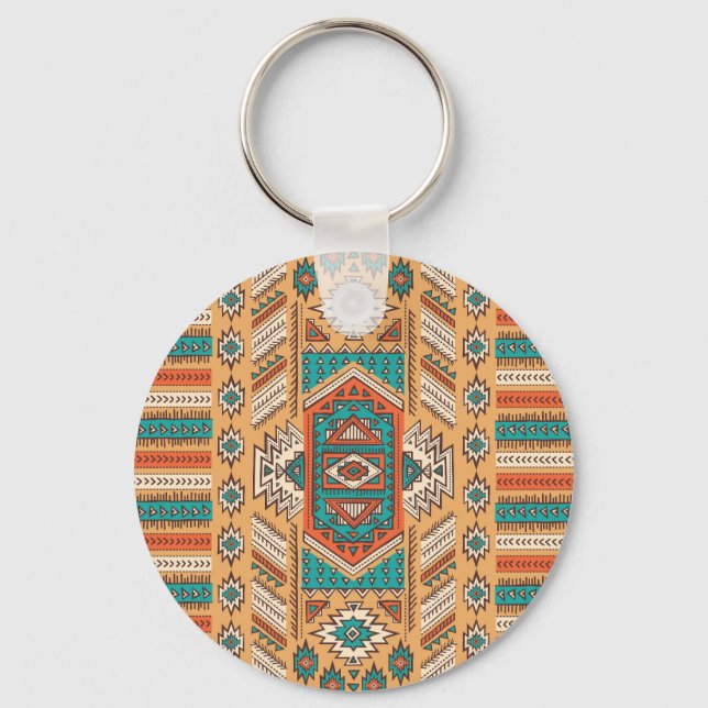 Tribal pattern, perfect for decor. key ring (Front)