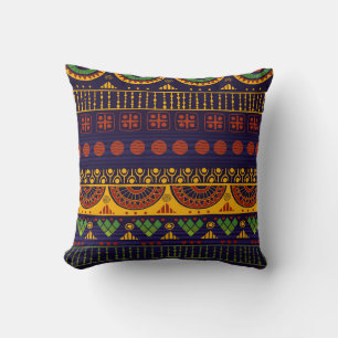 Tribal pattern, versatile for various uses. cushion