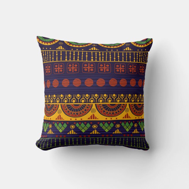 Tribal pattern, versatile for various uses. cushion (Front)