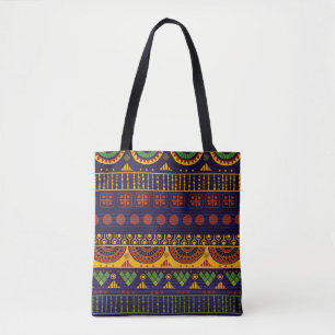 Tribal pattern, versatile for various uses. tote bag